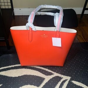 Orange Kate Spade tote for sell